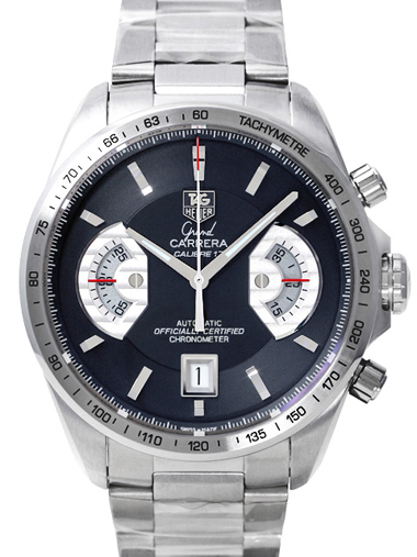 Tag Heuer Grand Carrera Chronograph Calibre 17 RS Mens Wristwatc - Click Image to Close